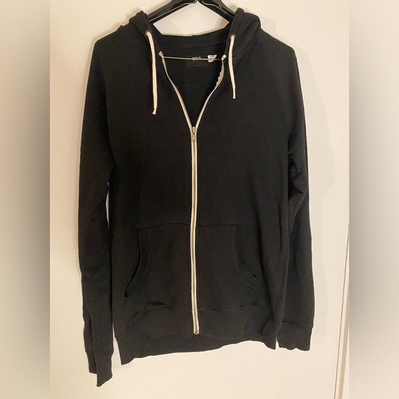 Black Zip Up Hoodie - Picture 1 of 3